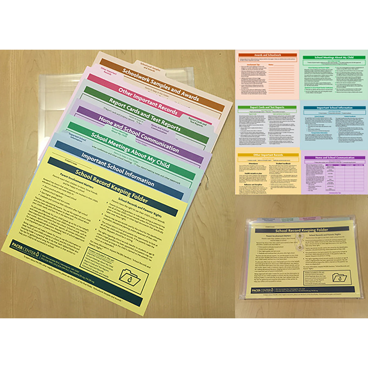 General Education Record Keeping Folders - 7 Piece Set