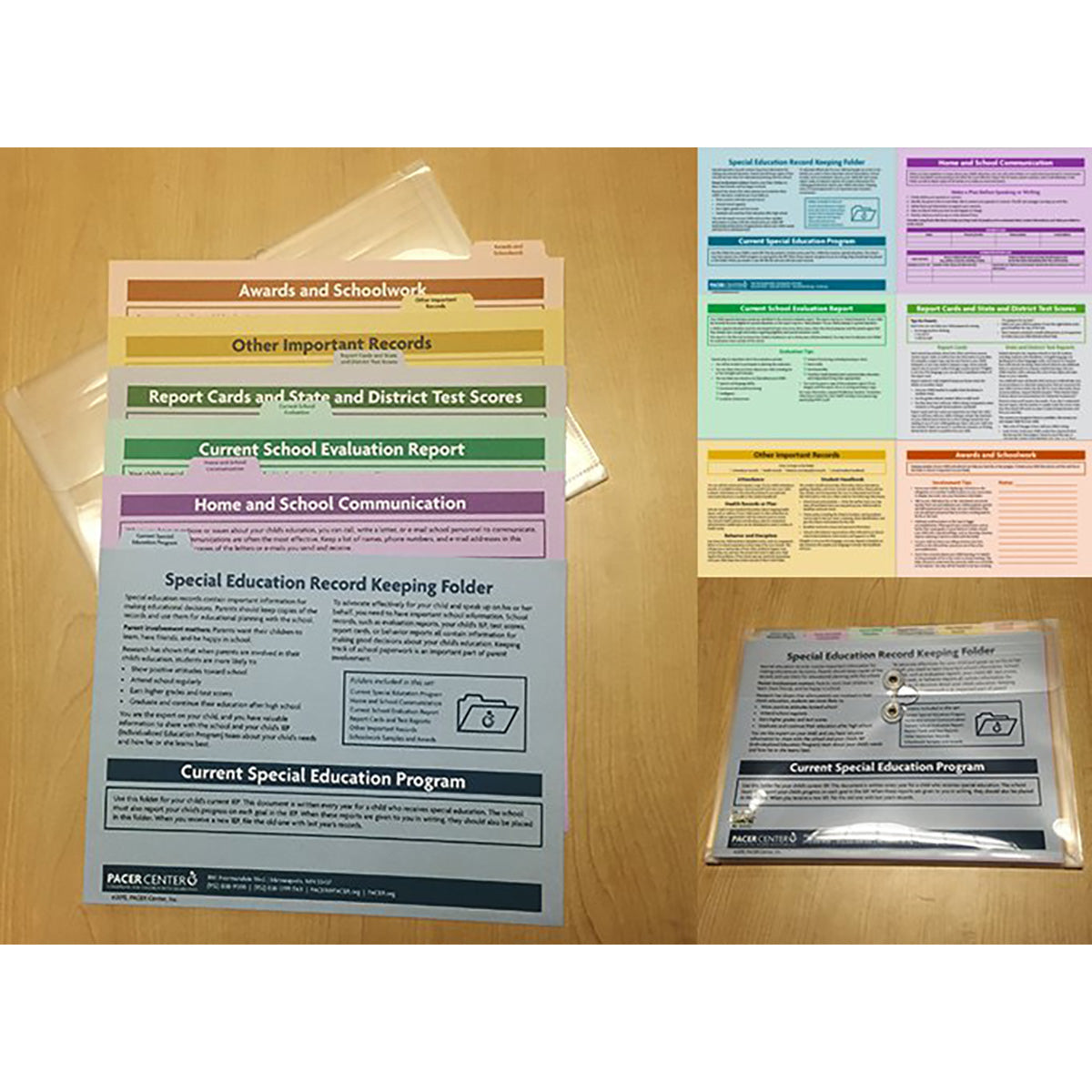 Special Education Record Keeping Folder - 7 Piece Set