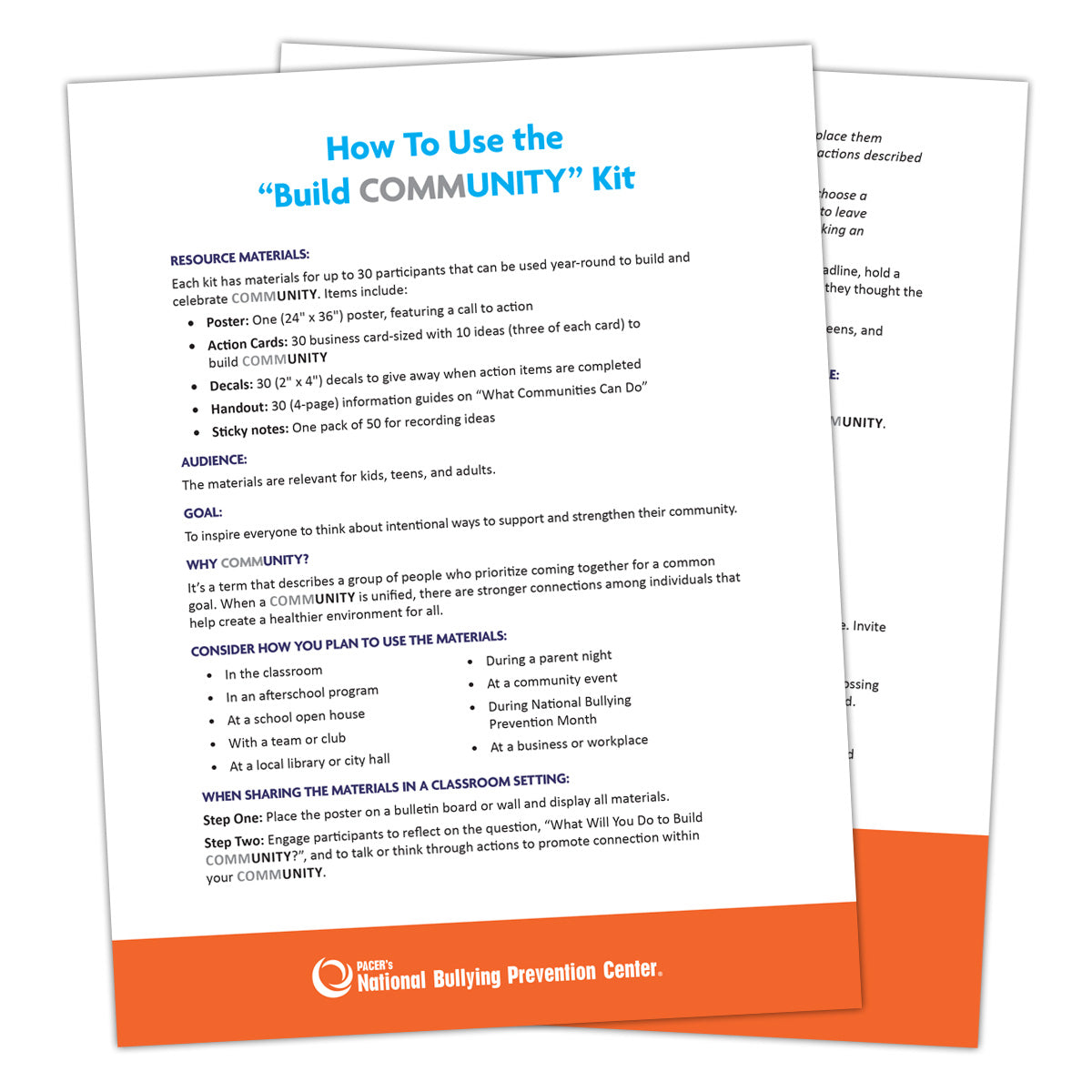 Build Community Kit
