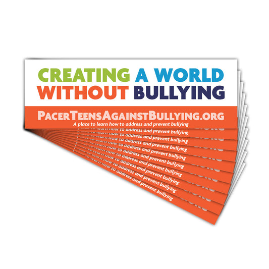Teens Against Bullying bookmarks
