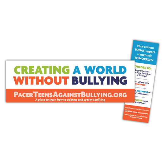 Teens Against Bullying bookmarks
